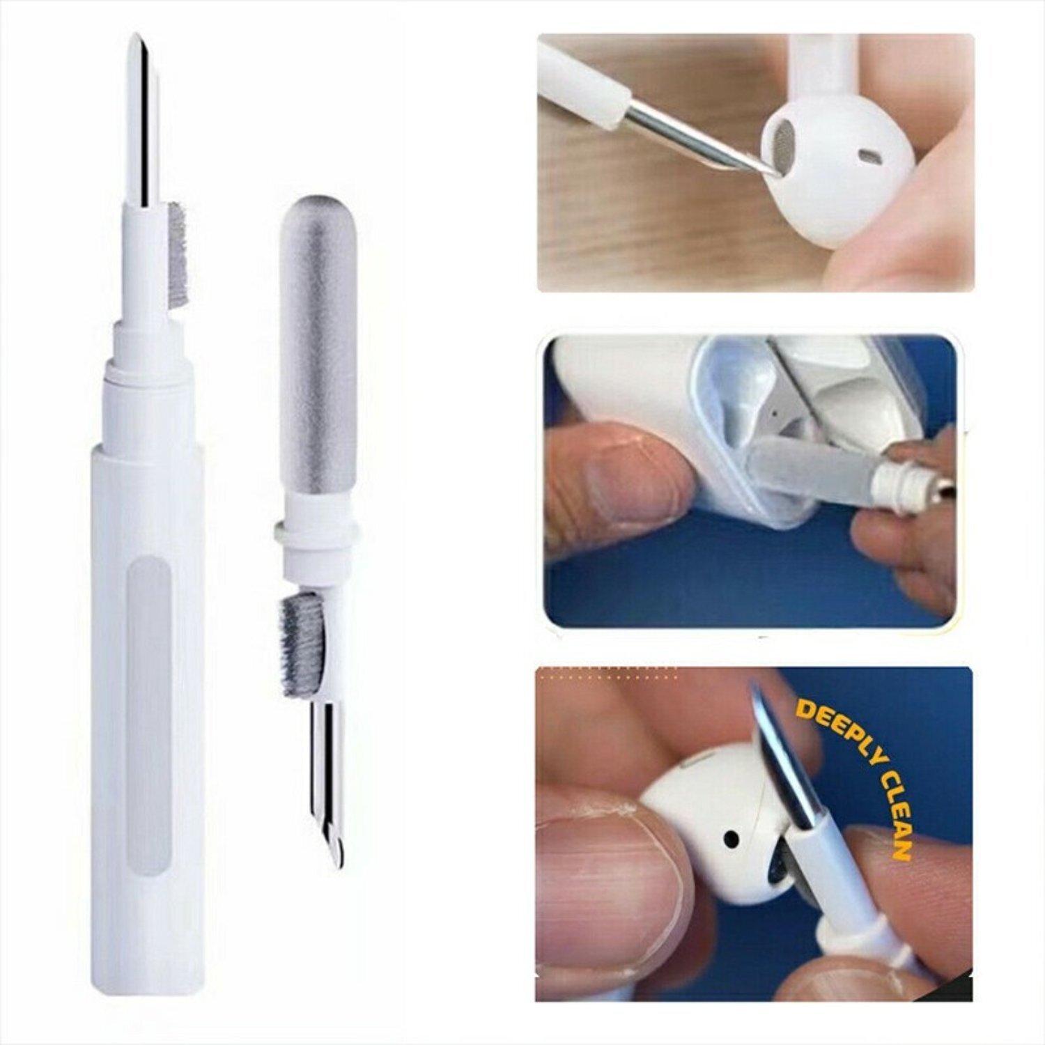 Image of Bluetooth Earbuds Cleaning Pen Microfiber Brush&hellip;