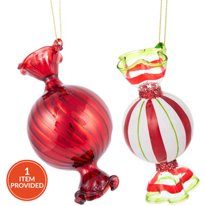 Glass Sweetie Tree Decoration