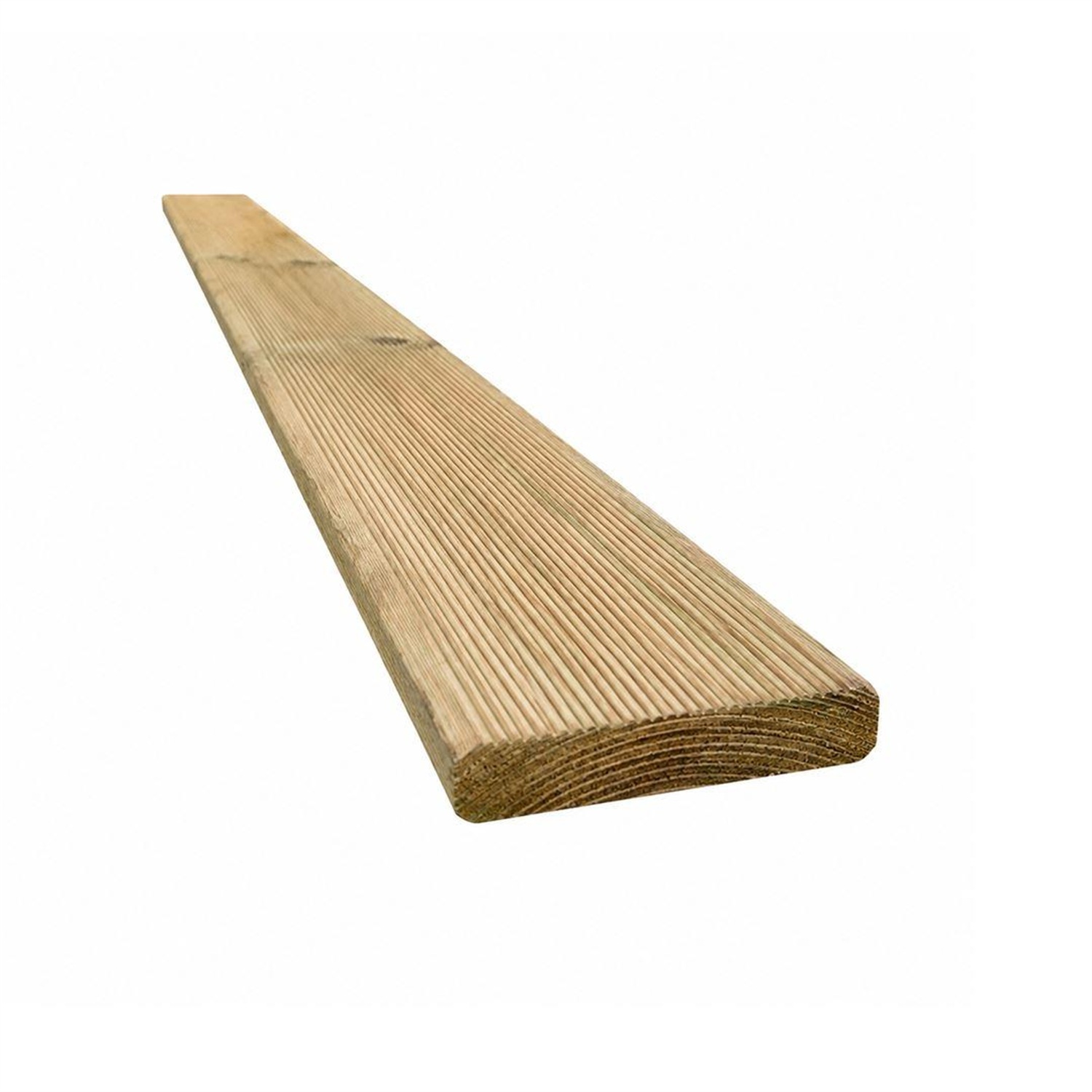 Snowdon Timber Treated Reject Decking Board (T) 21Mm (W) 119Mm (L) 2.4M - Pack Of 10 - Natural