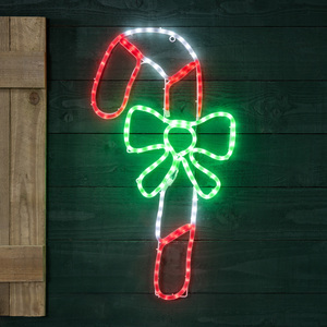 Christow Candy Cane Rope Light Decoration