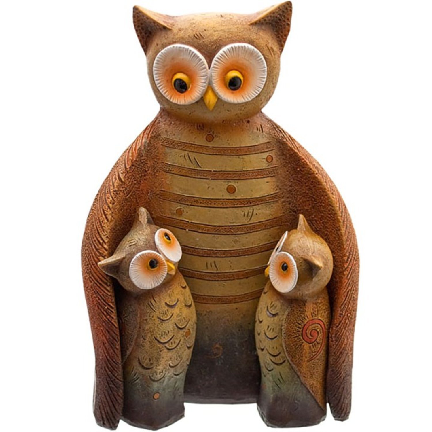 Kdmk Owl Family Interlocking Ornament Decoration For Tree - Multi