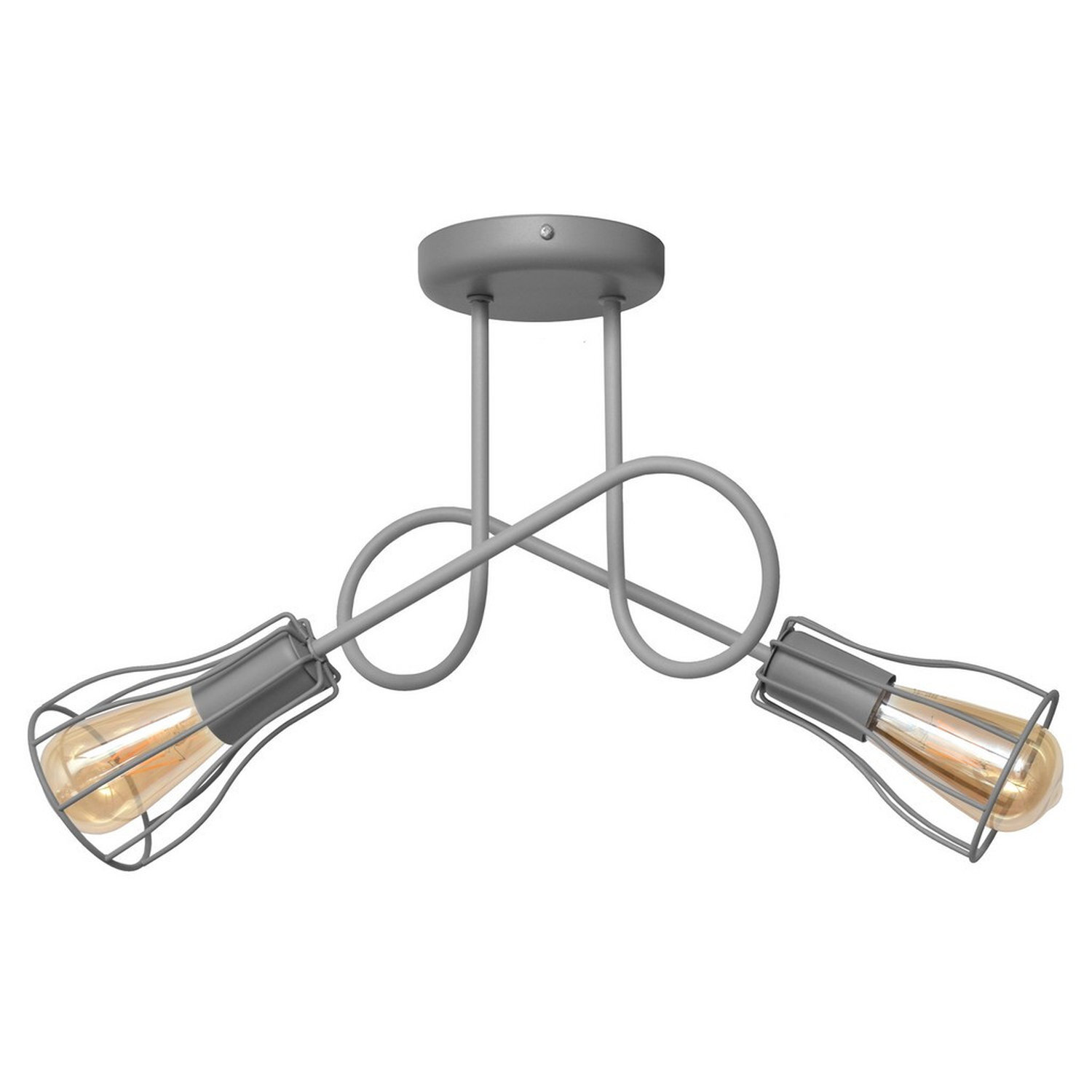 Helam Lighting Oxford Ceiling Light Grey