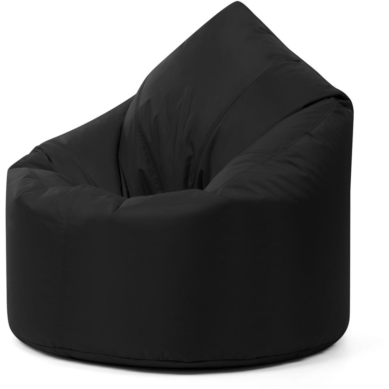 Bean Bag Bazaar - Teardrop Indoor and Outdoor Bean Bag Chair - Black thumbnail