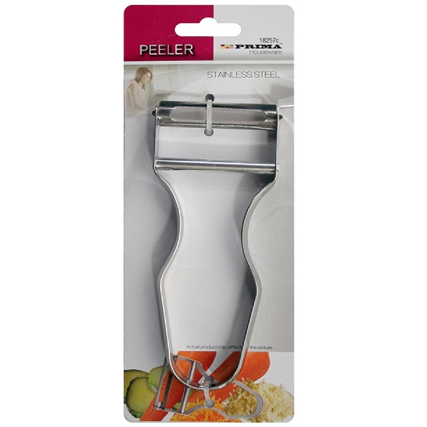 Stainless Steel Peeler for Potatoes Carrots and Vegetables - Stainless Steel