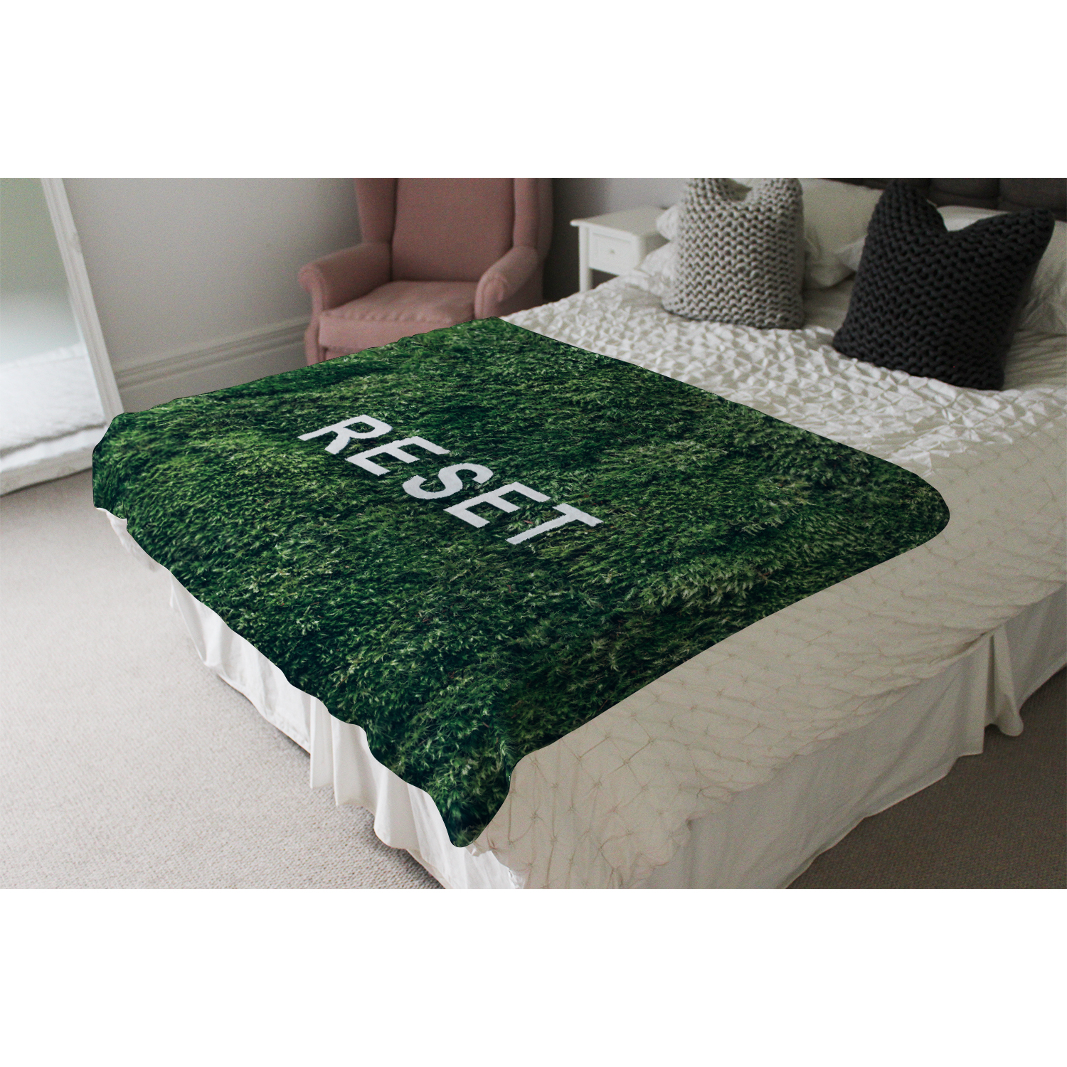 Wellness Reset Blanket - Green