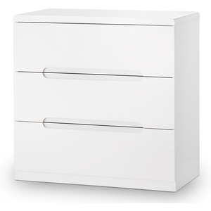 Manhattan 3 Drawer Chest - White