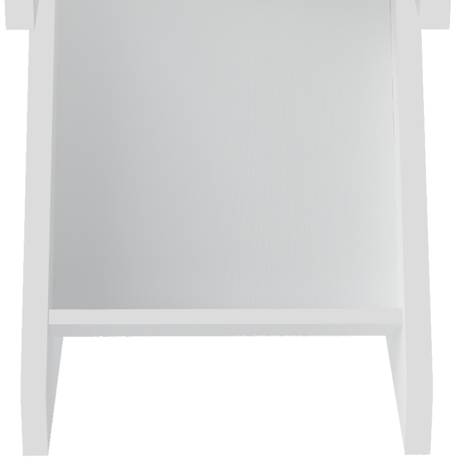 Naples Z Side Table Black Pine - White