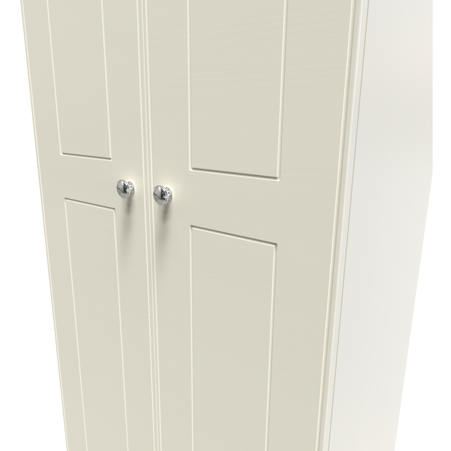 Victoria Ready Assembled 2ft6in Plain Wardrobe - Cream Ash Riviera Oak