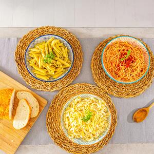 Hand-Printed Pasta Bowls - 22cm - Pack of 6
