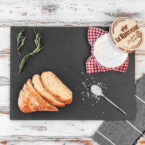 40x30cm Slate Placemats  Coasters Set Grey