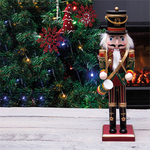 Nutcracker with Drum Christmas Decoration