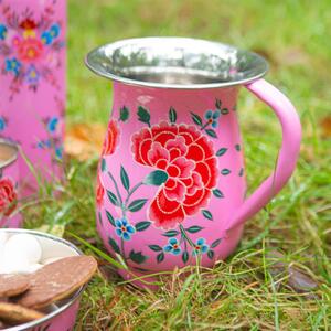 Poeny Hand-Painted Picnic Water Jug - 1.7L