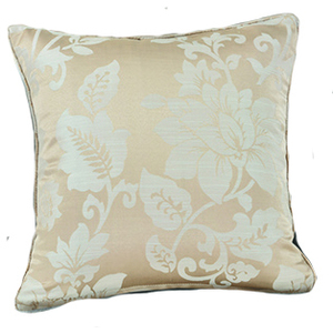 Soft Luxury Jacquard Floral Cushion