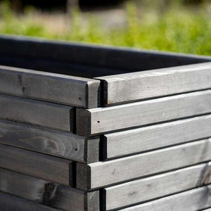 Pine Raised Trough Planed Planter