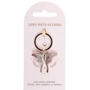 Luna Moth Keyring Charm