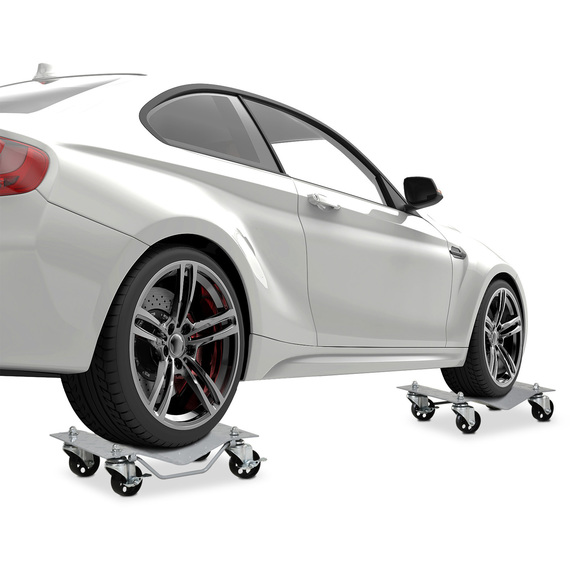 DURHAND 2PCS 680kg Car Wheel Dollies