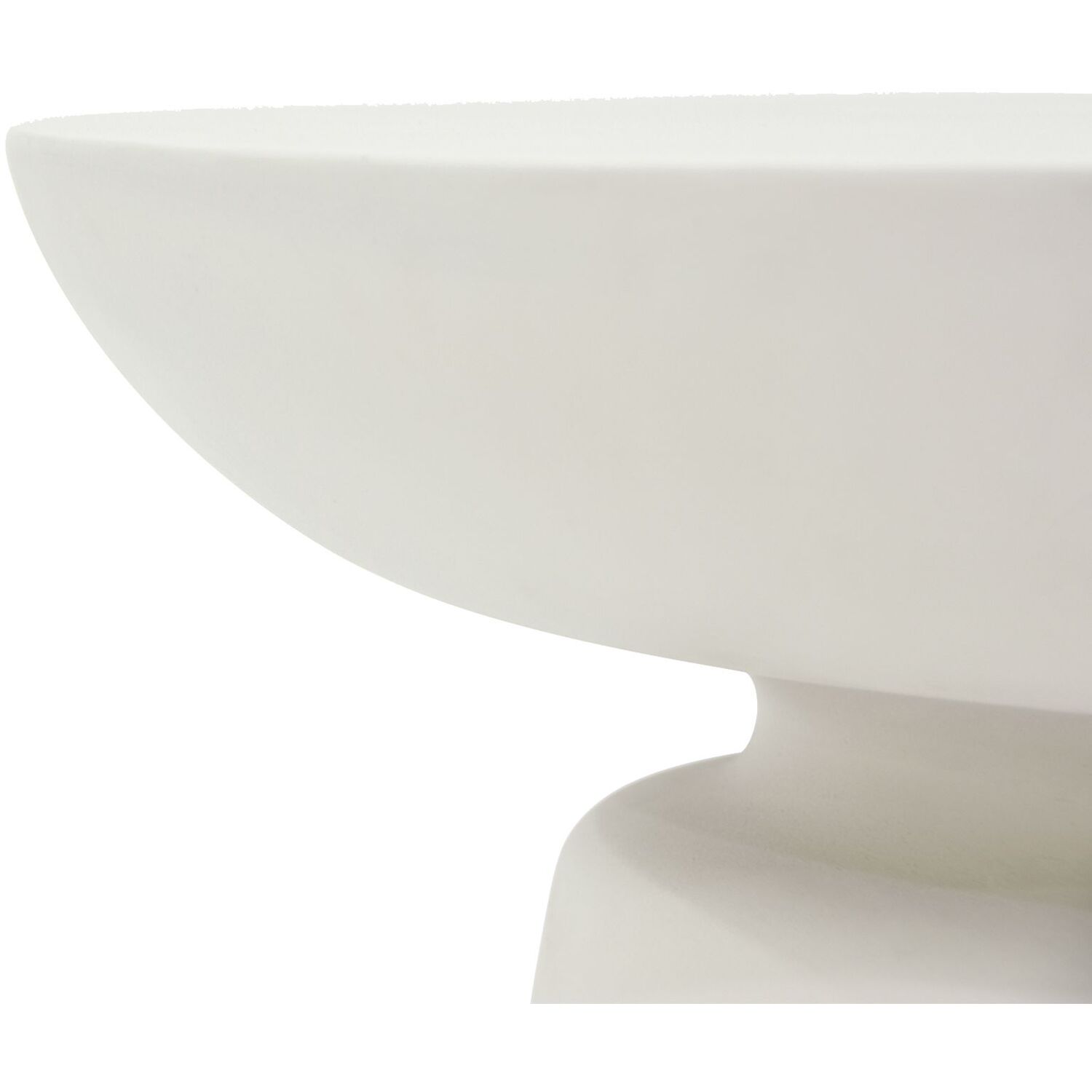 Kylix Grc Side Table - Cream White
