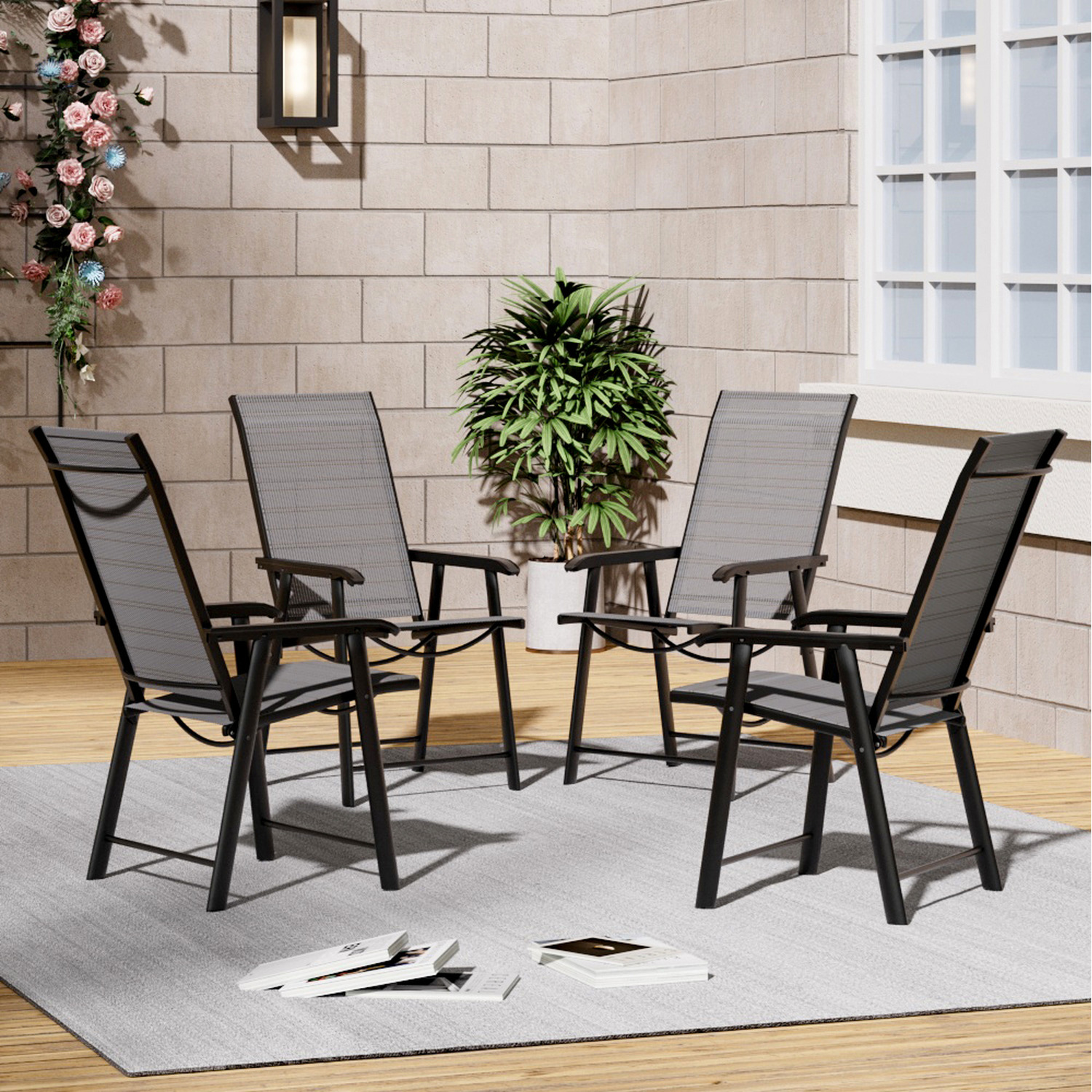the range folding garden chairs