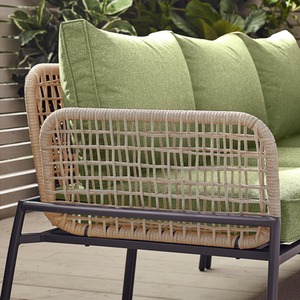 Natural Outdoor Rattan Sofa Set Maldives Grey Garden Corner Sofa and Table 5 Seat shot 7921050