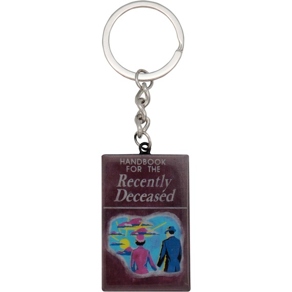 Beetlejuice Handbook of the Recently Deceased Keyring