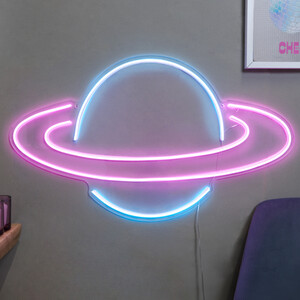 XL Planet Neon Sign