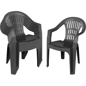 6x Milas Garden Dining Chairs Outdoor Patio Chair Furniture
