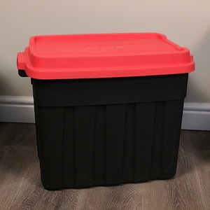 68L Tuff Stackable Storage Box with Lid and Carry Handles