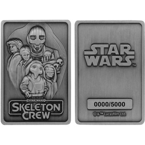 Star Wars Skeleton Crew Collectible Metal Ingot