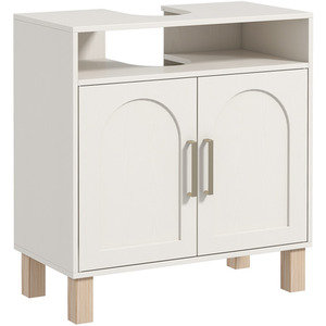 HOMCOM Under Sink Bathroom Cabinet for Basin without Pedestal