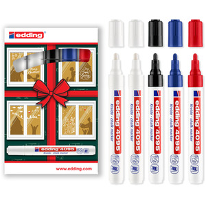 Pack of 5 Edding 4095 Chalk Markers
