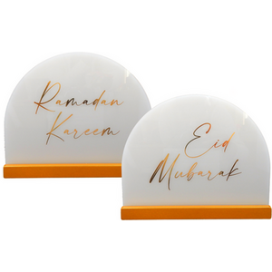 Acrylic Candle Plaque Display Celebration Bundle