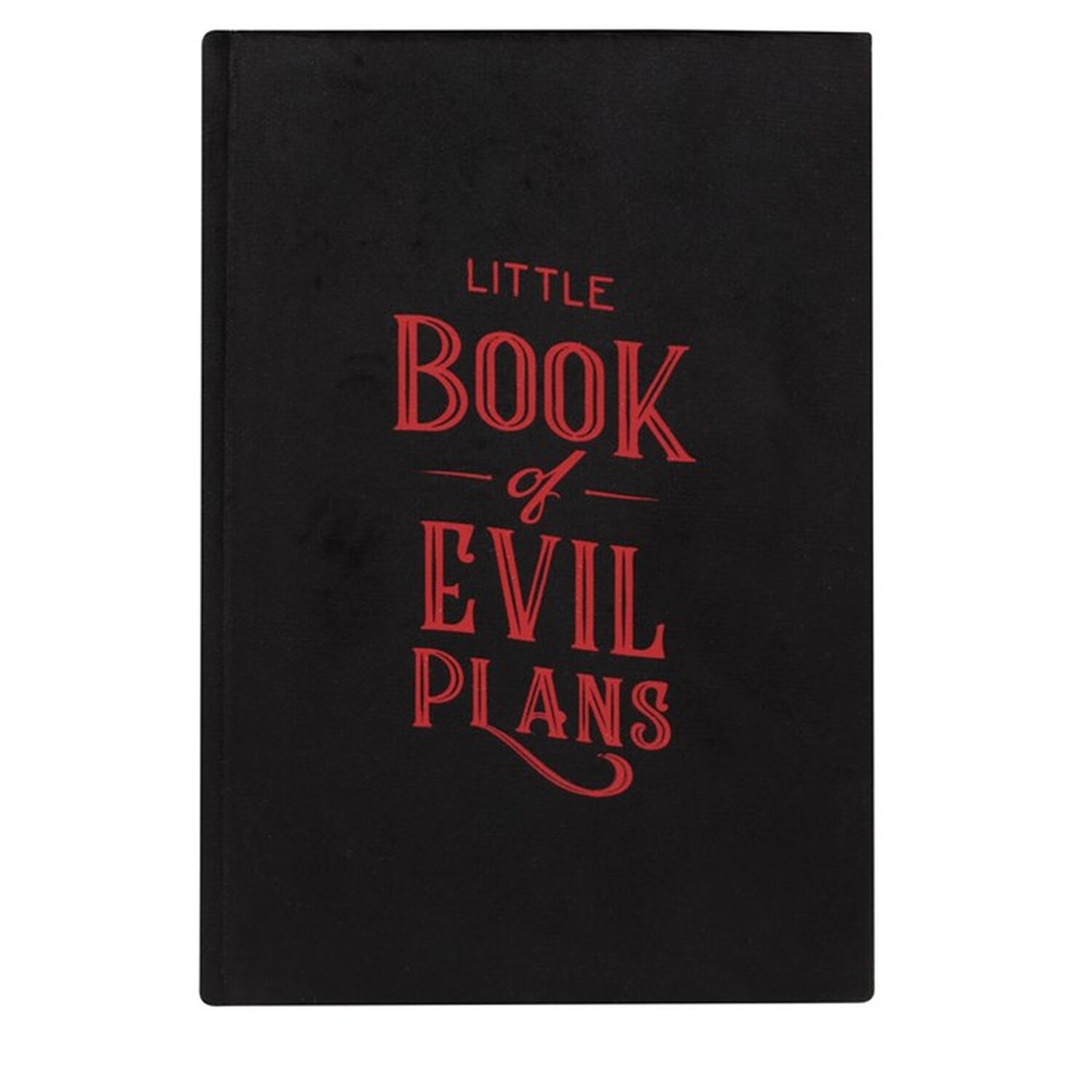Little Book Of Evil Plans Velvet Notebook
