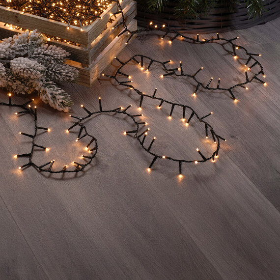 Antique Gold Festive Sparkle Lights