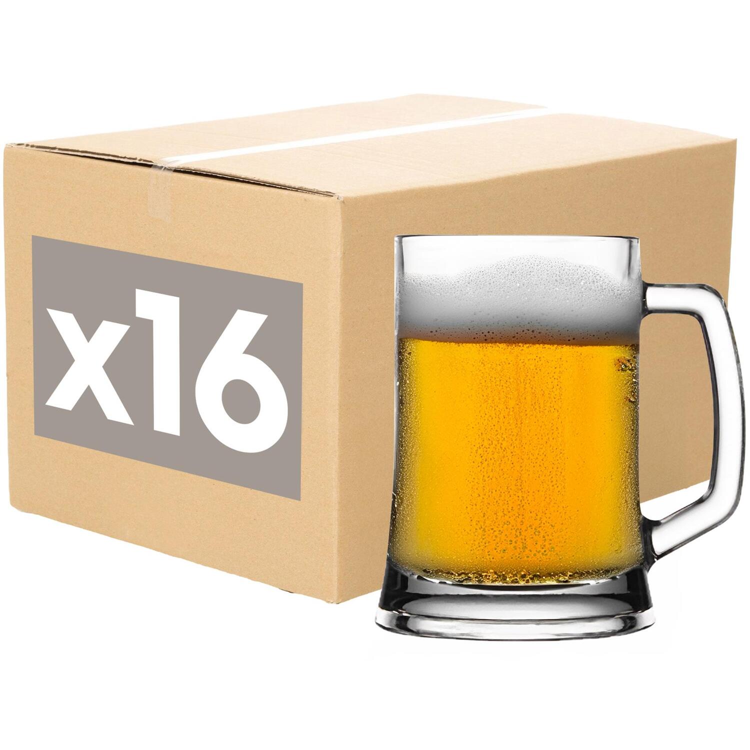 Image of Pub Glass Beer Mugs - 500ml&hellip;