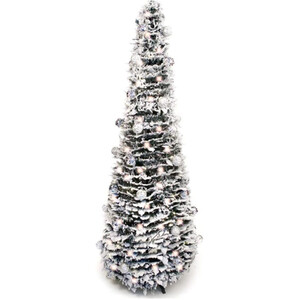 6ft Pre-Decorated Battery Powered Pop-up Christmas Tree with Lights