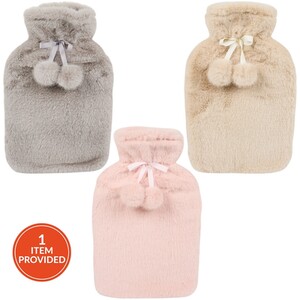 Pom Pom Hot Water Bottle