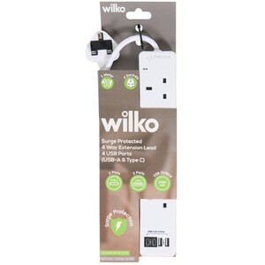 Surge Protected 4 Gang Extension Lead