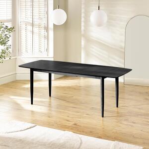 Leif Rectangular Solid Wood Extending 6 Seater Dining Table