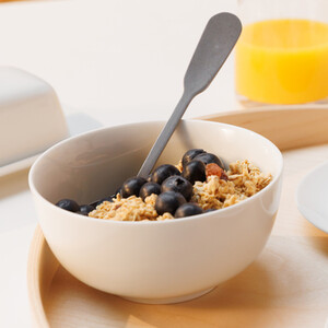 Mikasa Chalk Porcelain Cereal Bowls, Set of 4, 14cm, White