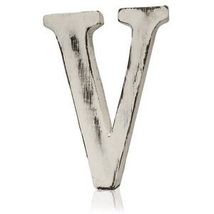 Handcrafted Shabby Chic Alphabet Letter V