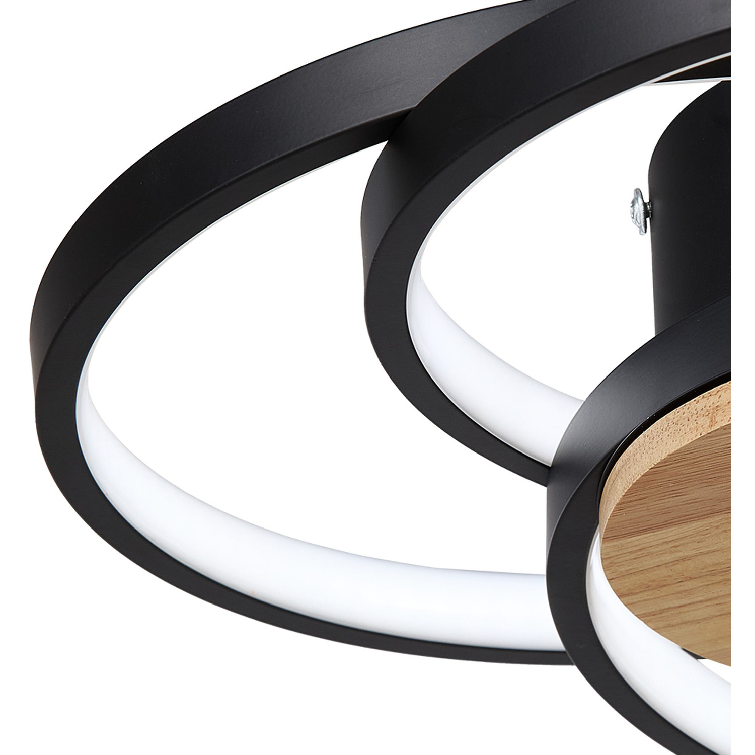 Contemporary Geometric Light Ceiling Light - Black