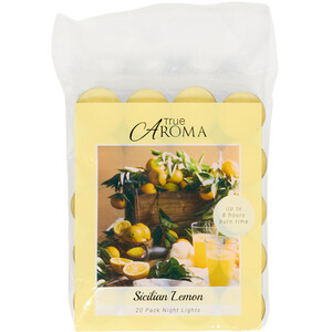 Pack of 20 Sicilian Lemon Tealights