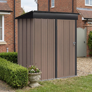 Breeins Metal Garden Storage Shed with Lockable Door