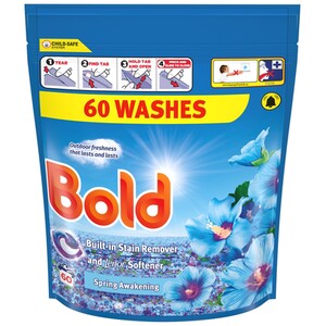 Pack of 60 Bold All in One Laundry Pods