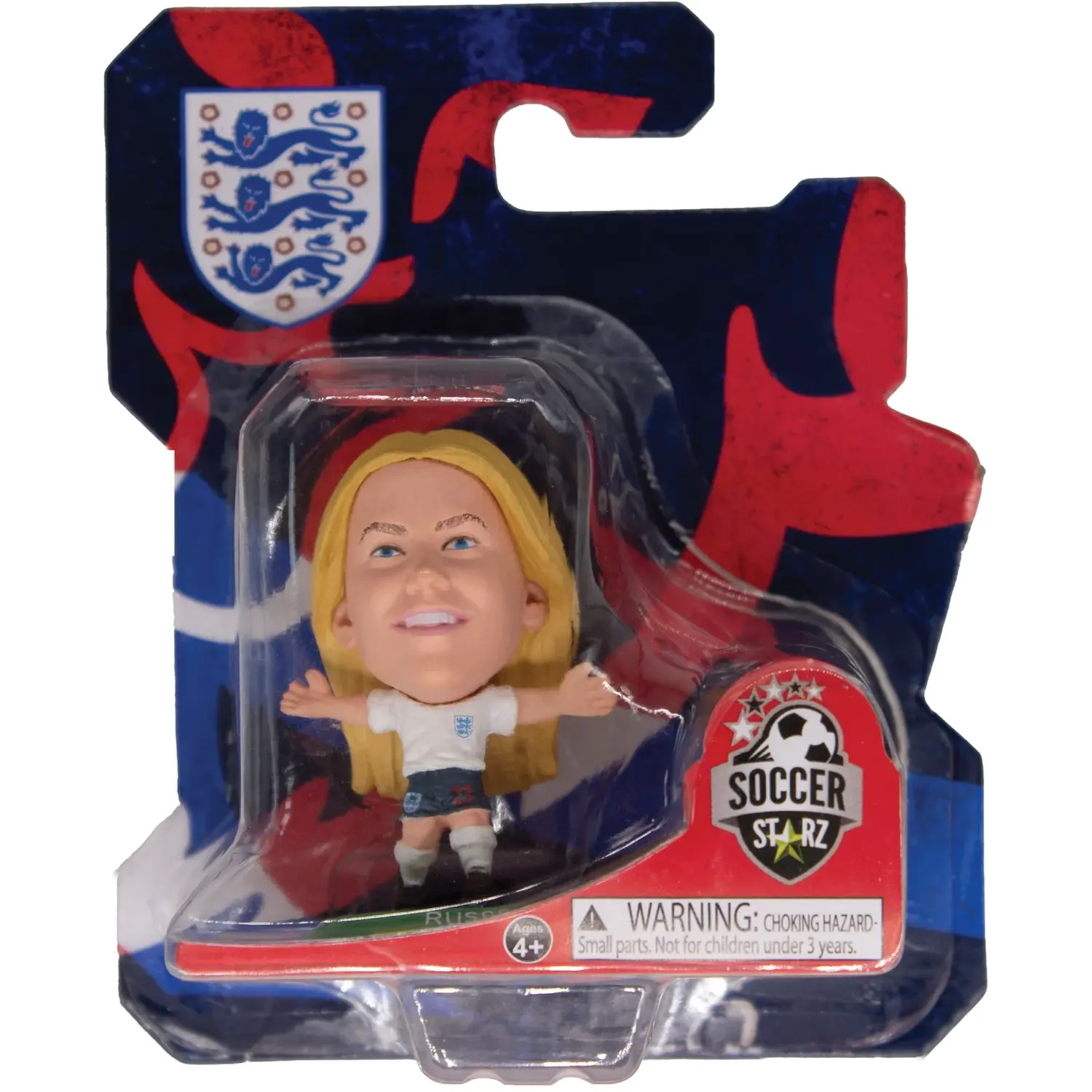 SoccerStarz England Alessia Russo New 2024 Version 5cm Figure - White