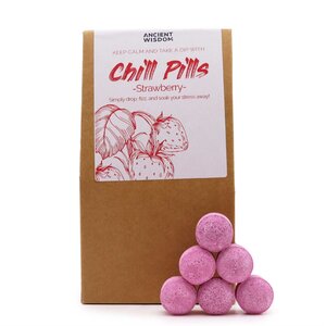 Strawberry Chill Pills Gift Pack Vegan, Handmade, Cruelty Free