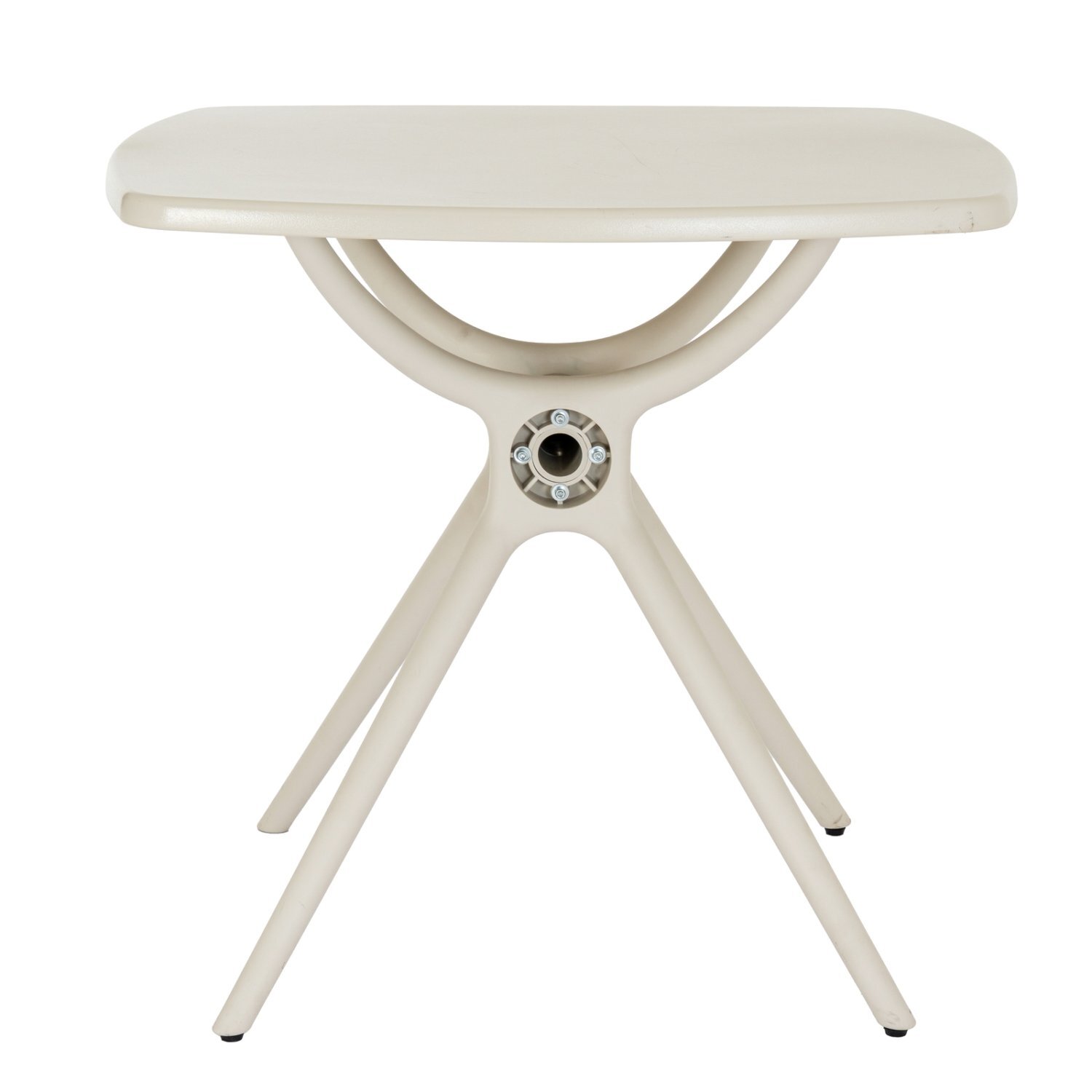 Alto Putty Grey Outdoor Dining Table Modern Square Design - Grey