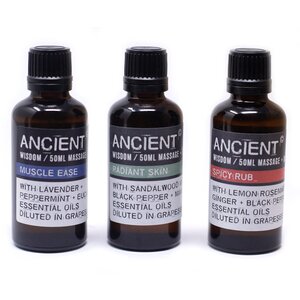 Uplifting Massage Oil with Lemon, Juniper Ylang Ylang