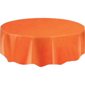 Round Plastic Table Cover 213cm