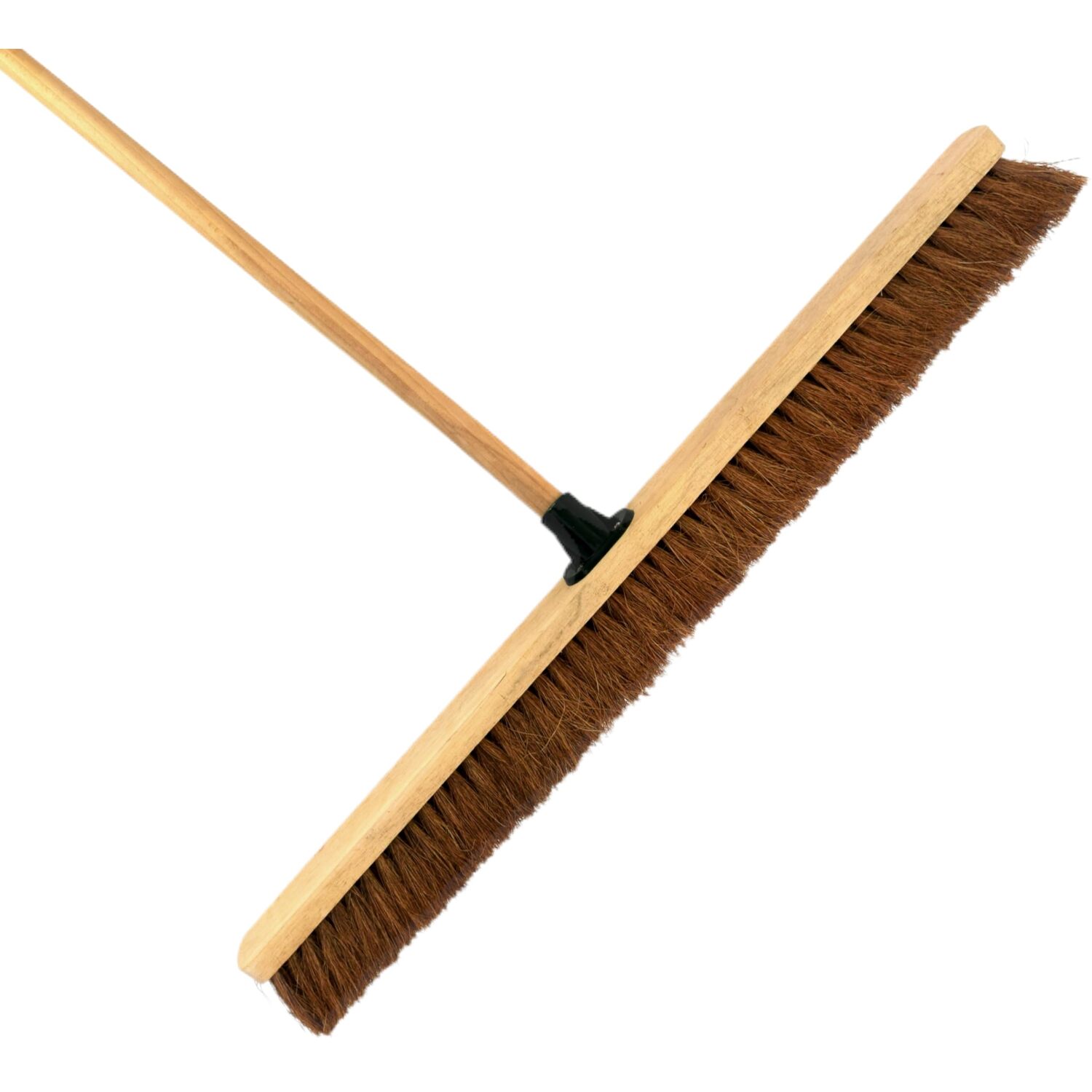 Image of 36-Inch Coco Broom with Wooden Handle&hellip;